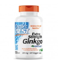 Гінкго білоба Doctor's Best Extra Strength Ginkgo 120mg 120caps